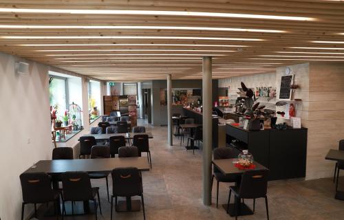 Restaurace v ubytování L'auberge de Noiraigue