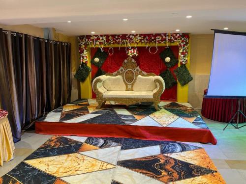 Postel nebo postele na pokoji v ubytování Hotel Sukhdham