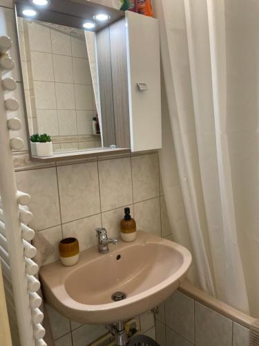 Kúpeľňa v ubytovaní Bemma Apartman