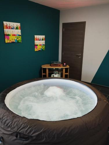  La course du soleil -  Room  picture :   Shower    Bath    TV                           