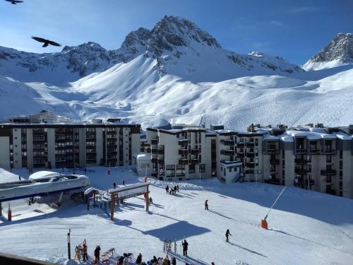 Appartement ski aux pieds, 2 pièces, 4-5 couchages, balcon sud, Tignes - FR-1-449-174