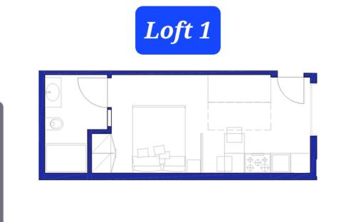 LOFT ON THE BEACHの見取り図または間取り図