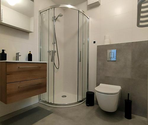 Kúpeľňa v ubytovaní Hugo VIP Apartments