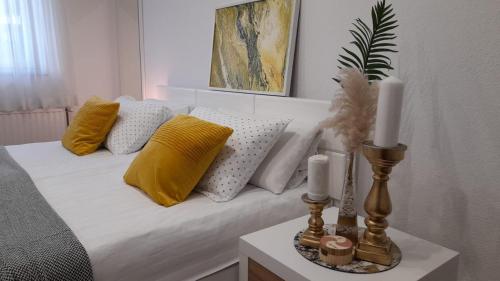 Χώρος καθιστικού στο Apartman Jasmina