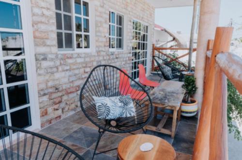 Ein Balkon oder eine Terrasse in der Unterkunft posada Don Antonio