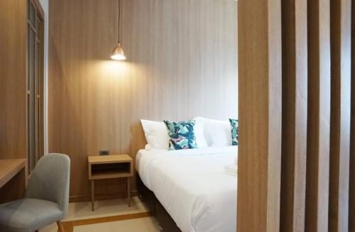 Katil atau katil-katil dalam bilik di Hotel Matana