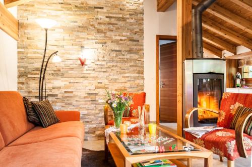 Posezení v ubytování Chalet Hinter Dem Rot Stei