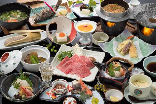 Makanan di atau berdekatan ryokan