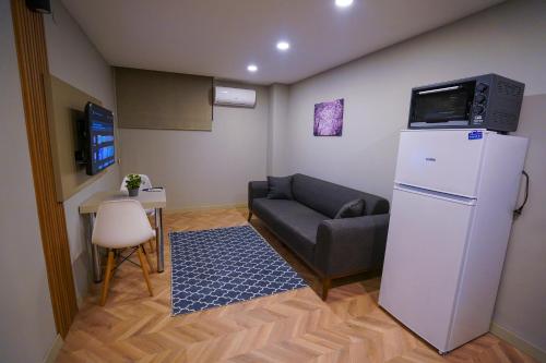 Una cocina o zona de cocina en Moon Suites
