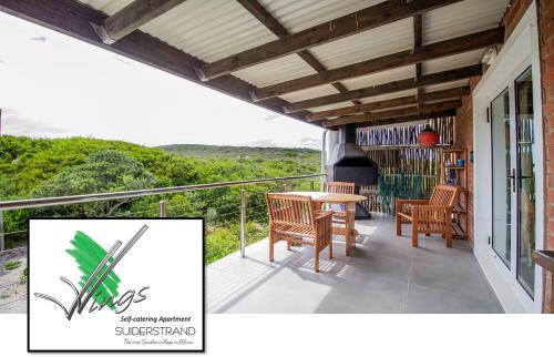 Balkoni atau teres di Wings Self-catering Apartment Suiderstrand