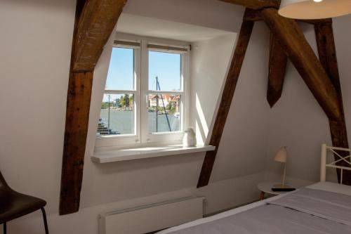 Katil atau katil-katil dalam bilik di Hotel Das Brückenhaus