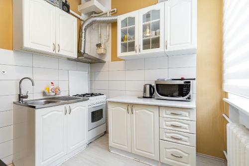 Kuchyň nebo kuchyňský kout v ubytování Pae 52 Apartment, Free Parking ,Airport 2km