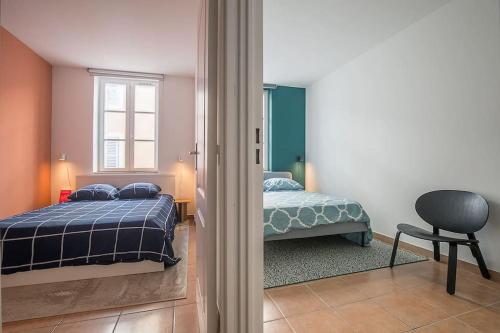 Rare Appart 2 chambres en duplex design au Panier