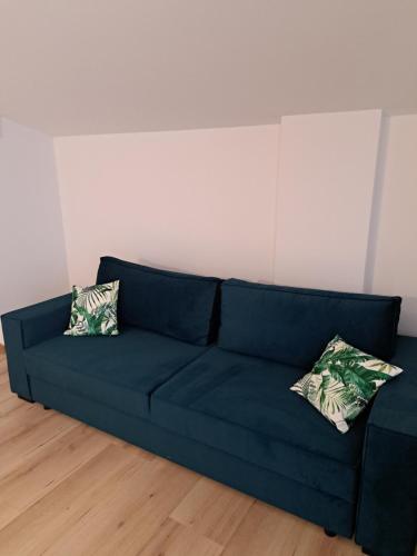 Χώρος καθιστικού στο Apartamenty Zielony Liść