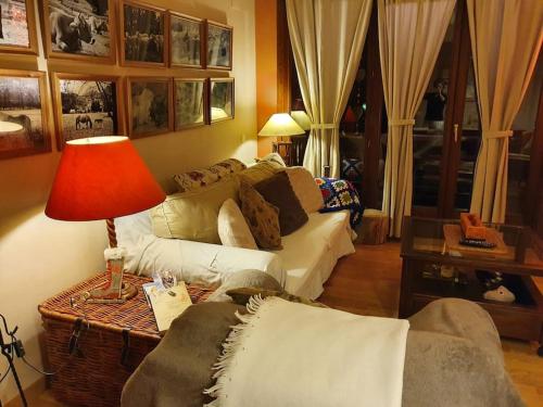 Ruang duduk di DUPLEX ABUHARDILLADO EN ESTERRI d'ÀNEU