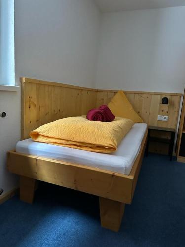 Postel nebo postele na pokoji v ubytování Haus Scherl