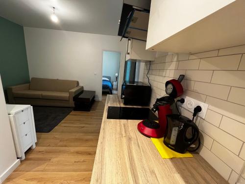 Kuchyňa alebo kuchynka v ubytovaní Appartement T2 Paray vieille poste