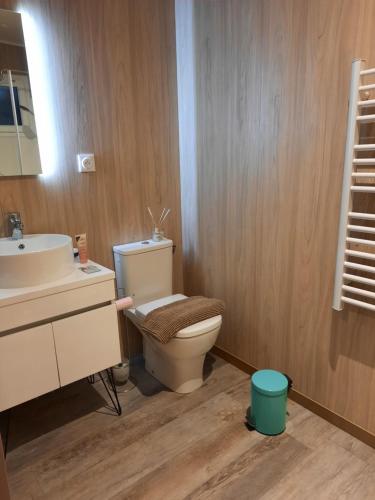 Koupelna v ubytování Le lodge des chênes