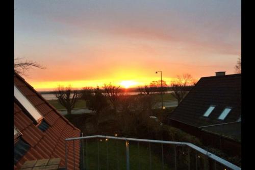 Lever ou coucher de soleil vu de l'appartement ou à proximité
