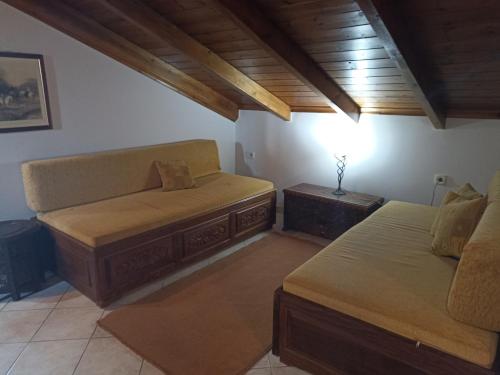 Postel nebo postele na pokoji v ubytování La casa dell' est in Ioannina