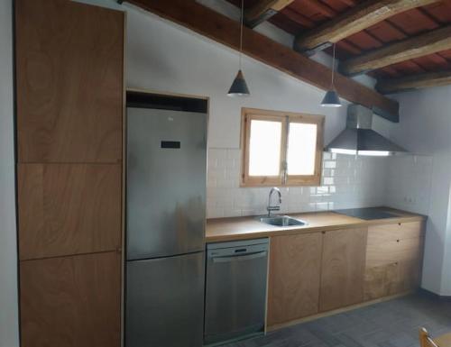ครัวหรือมุมครัวของ CAM Maresme 1 apartamento Barcelona y playa