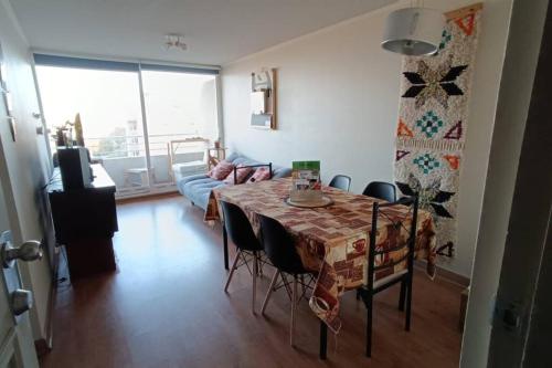 Χώρος καθιστικού στο Departamento Playa Paraiso