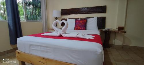 Ein Bett oder Betten in einem Zimmer der Unterkunft Casa Hadassa La Cañada