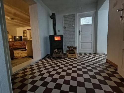 TV a/nebo společenská místnost v ubytování House Seoska OAZA