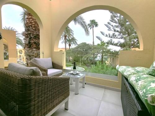 A seating area at Casa Lumière - A little gem in Maspalomas