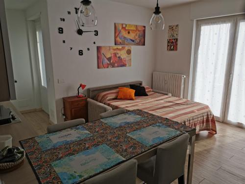 Cama o camas de una habitación en Residenza Le Torri