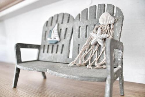 Φωτογραφία από το άλμπουμ του Nordsee Anker Unsere moderne 87 qm Ferienwohnung mit zwei Schlafzimmer in Norden Ortsteil Ostermarsch σε Norden