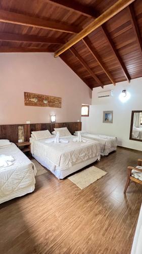Katil atau katil-katil dalam bilik di Hotel Cabanas
