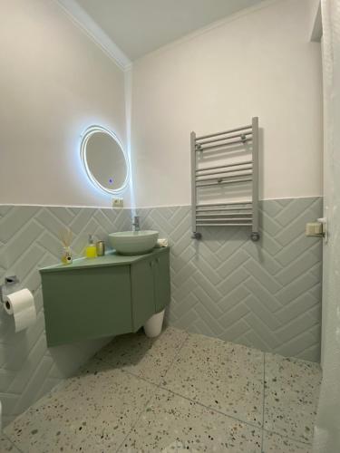 Koupelna v ubytování Guesthouse SHAMPRIANI