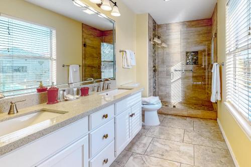 Koupelna v ubytování Beach House #0229