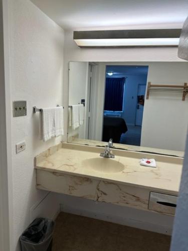 Koupelna v ubytování Executive Inn Mercedes Weslaco