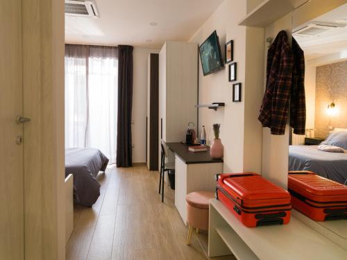 Postel nebo postele na pokoji v ubytování Casa Memi