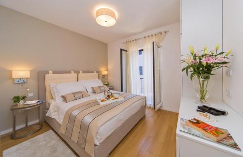 Letto o letti in una camera di Greystar Apartment Dubrovnik