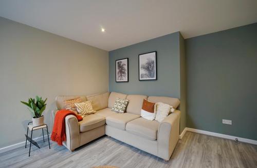 Area soggiorno di Perfectly located 4 bed town house in central Wetherby sleeps 8