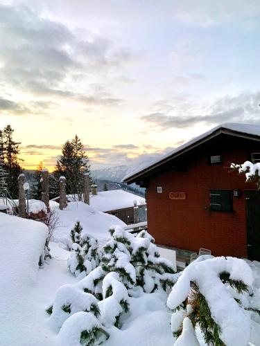 Chalet Chutzli durante el invierno