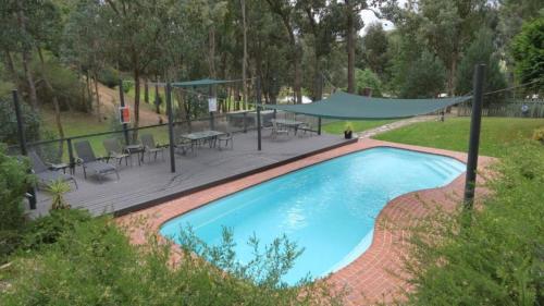 The swimming pool at or close to The Black Sparrow