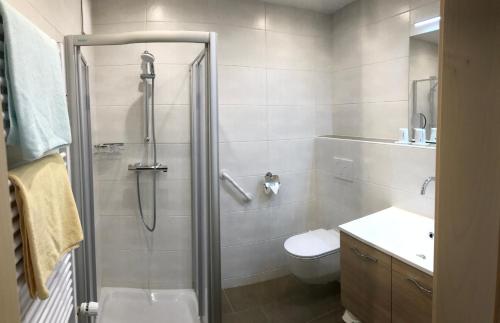Kúpeľňa v ubytovaní Florianihof
