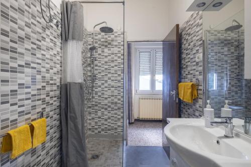 Ванная комната в Katia - Le cascate di San Valentino
