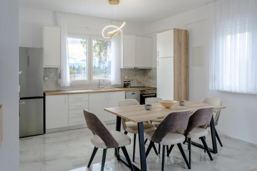 Kuchyň nebo kuchyňský kout v ubytování Villas Lago e Mare