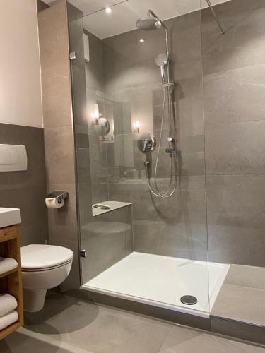 Koupelna v ubytování Sonnhof Apartments Tegernsee - zentral und perfekt für Urlaub & Arbeit