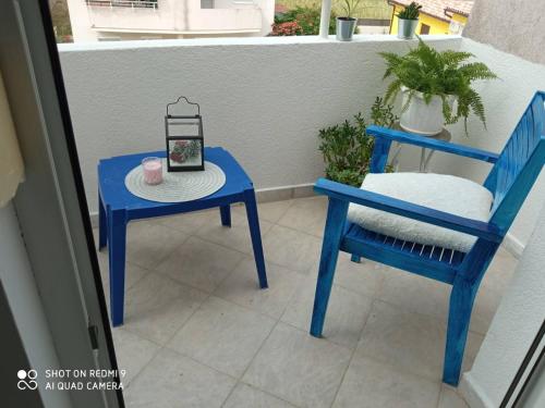 Balkón nebo terasa v ubytování Sand Beach Apartment
