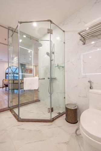 Ένα μπάνιο στο Reyna Luxury Hotel