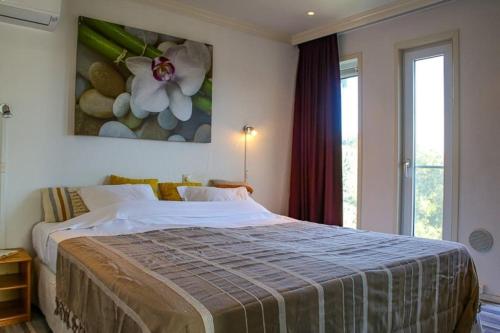 Posteľ alebo postele v izbe v ubytovaní Villa Vista Mare 11 Favone