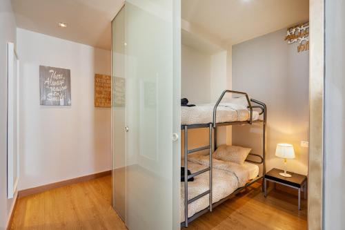 Ένα ή περισσότερα κρεβάτια σε δωμάτιο στο Apartamento Candela