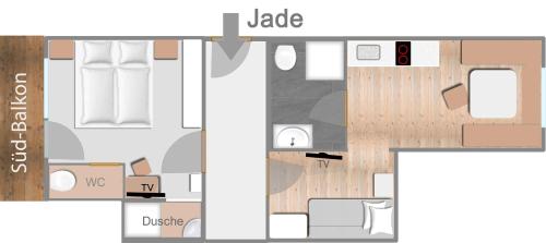 Fürstenhäusl Alpbach - GREEN Apartments & Studioの見取り図または間取り図
