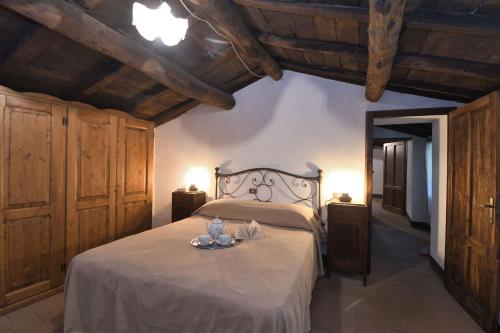 Krevet ili kreveti u jedinici u okviru objekta Il Vecchio Mulino